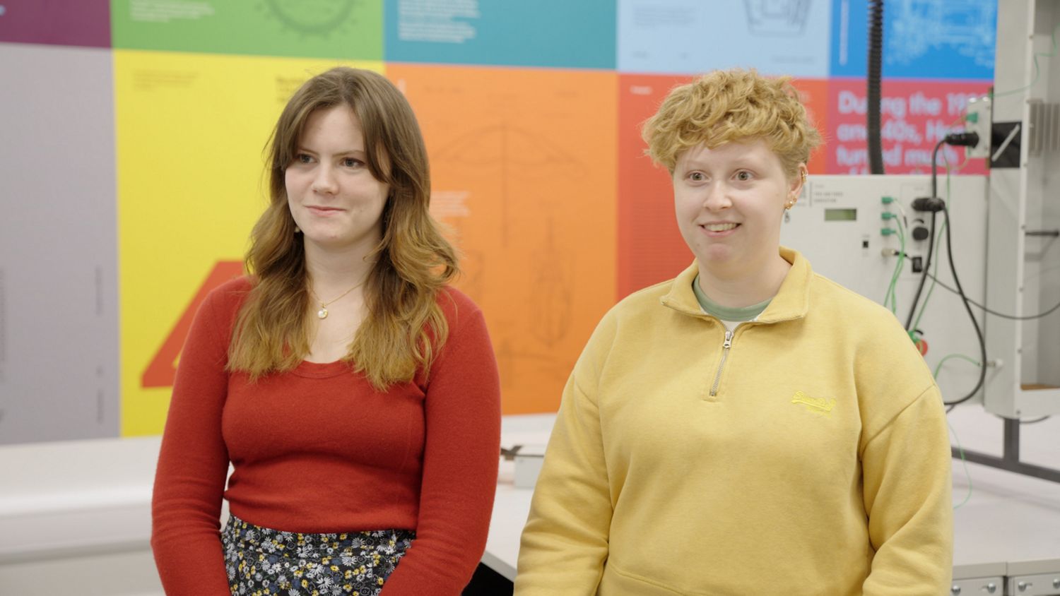 Hana and Freya, Undergraduate Engineers